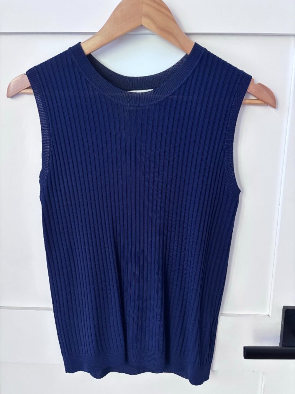 Choklate Paris Blue Ribbed Tank (S/M)